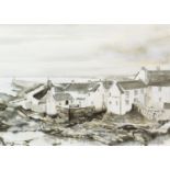 PITTENWEEM, INK AND WASH BY HELEN MCDONALD MATHIE