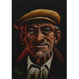 HAPPY JACK, A PASTEL ON PAPER BY GRAHAM MCKEAN