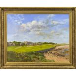 'SEA' (2ND HOLE), WEST LINKS, NORTH BERWICK, AN OIL BY KENNETH REED