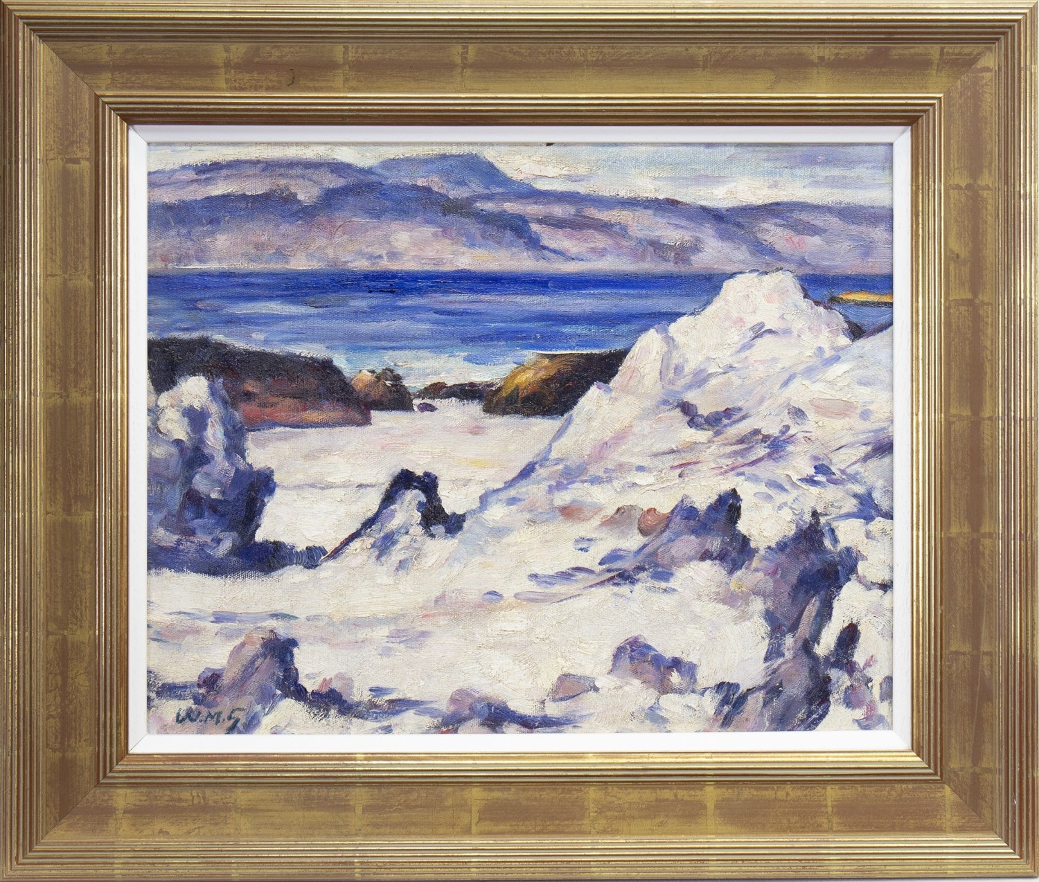 IONA SHORE, AN OIL ATTRIBUTED TO WILLIAM MERVYN GLASS