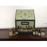 THIRTEEN WHISKY MINIATURES