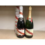 TWO BOTTLES OF MUMM BRUT