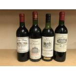 CHATEAU LAFITTE MARCELLIN 1989, CHATEAU DE LISENNES 1978, BARON ROCHEAU 1989 & CHATEAU COUBET 1979