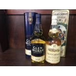 GLEN MORAY 1993 12 YEARS OLD & GLEN MORAY NAS