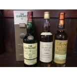 GLENLIVET AGED 12 YEARS, ARRAN FOUNDER'S RESERVE & SYNDICATE 58/6 12 YEARS OLD