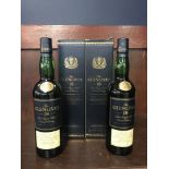 TWO BOTTLES OF GLENLIVET AGED 18 YEARS