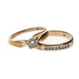 A DIAMOND SOLITAIRE RING