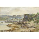 * JOHN NESBITT (SCOTTISH 1831 - 1904), SCOTTISH WEST COAST SHORE SCENE watercolour on paper,