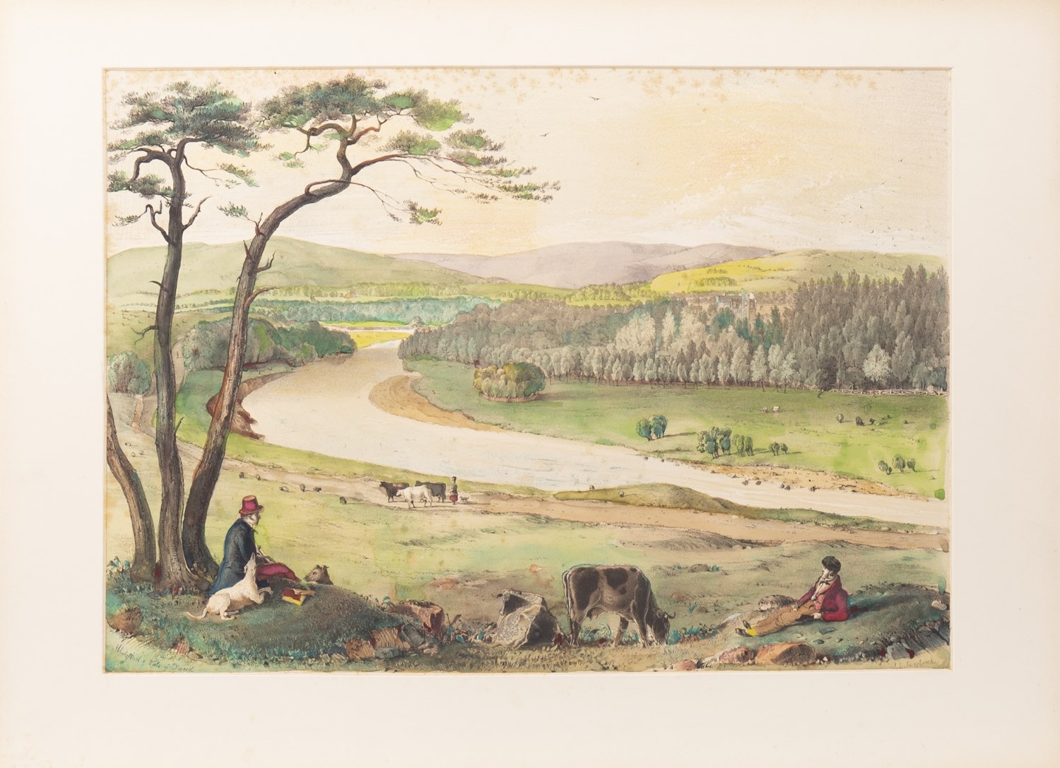 FOLIO OF HANDPAINTED LITHOGRAPHS, VOLUME OF SKETCHES IN SCOTLAND BY SAMUEL DUNKINFIELD SWARBRECK - Image 2 of 13