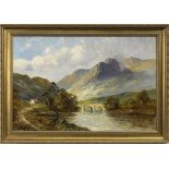 HIGHLAND LOCH SCENE BY FRANCIS E JAMIESON