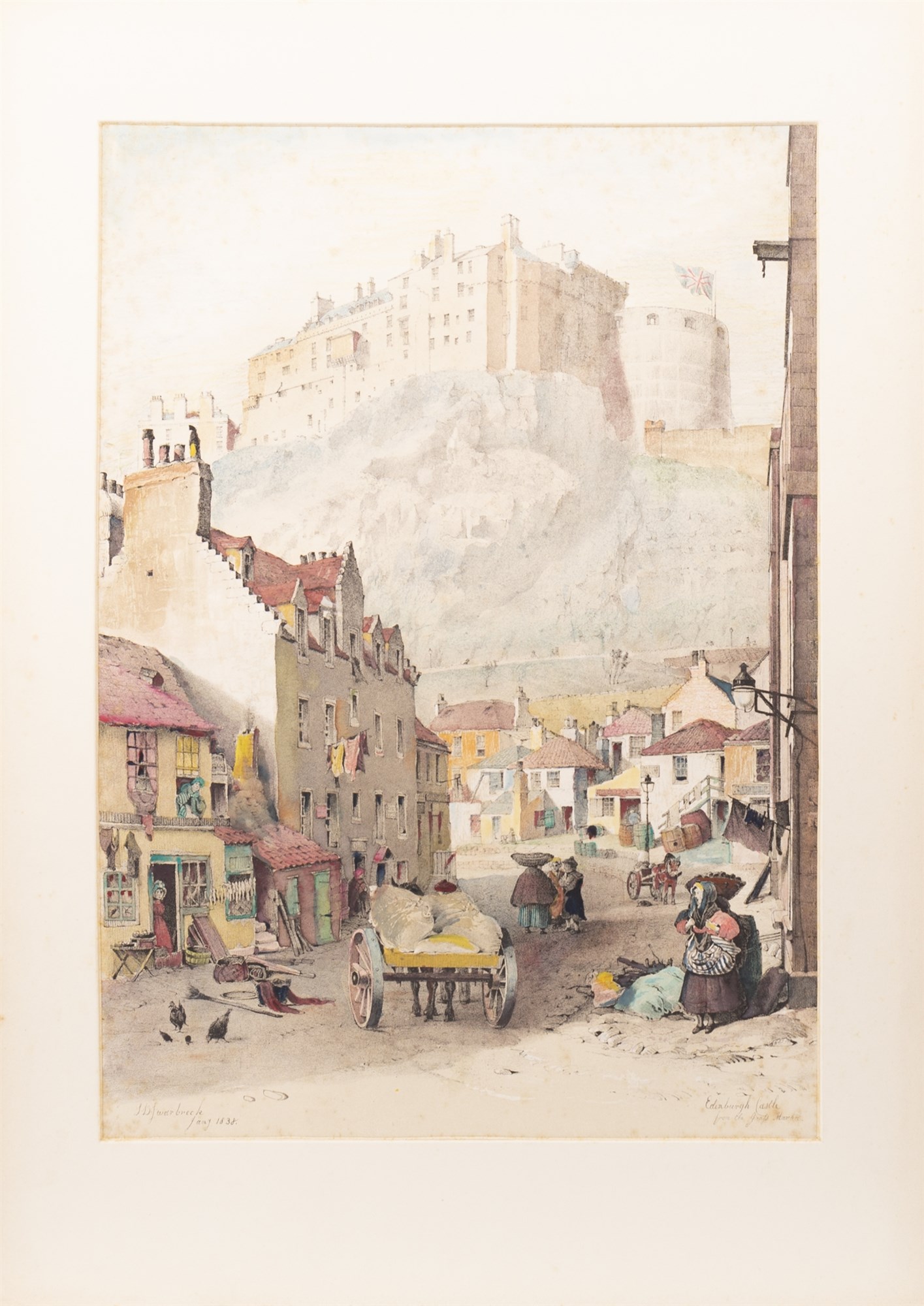 FOLIO OF HANDPAINTED LITHOGRAPHS, VOLUME OF SKETCHES IN SCOTLAND BY SAMUEL DUNKINFIELD SWARBRECK - Image 4 of 13