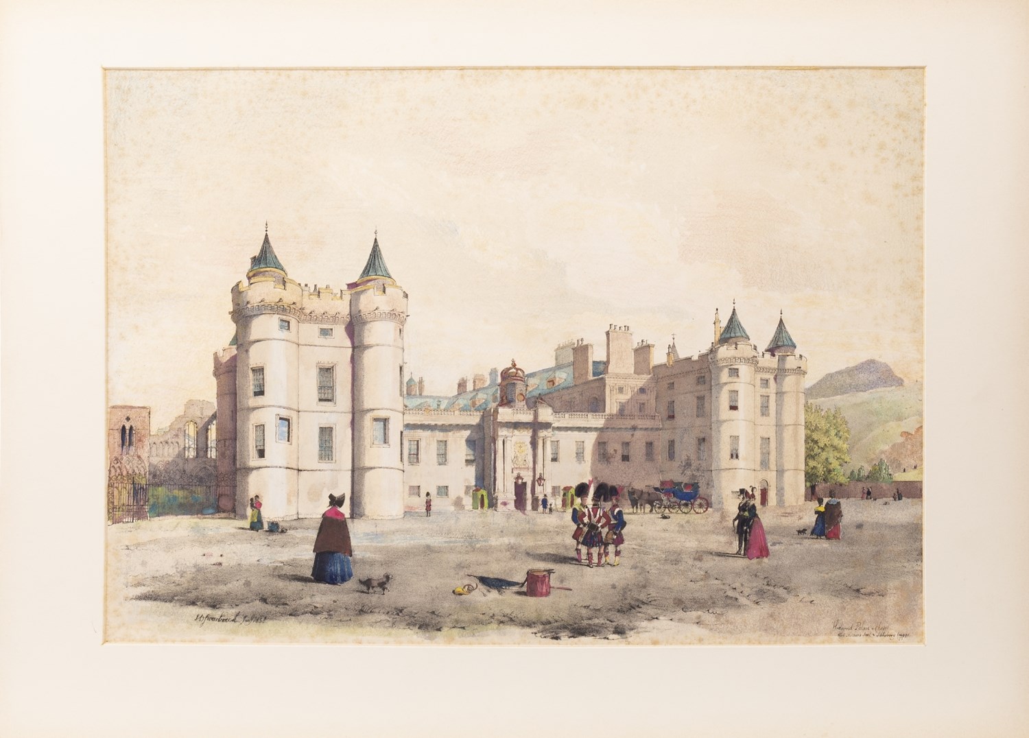 FOLIO OF HANDPAINTED LITHOGRAPHS, VOLUME OF SKETCHES IN SCOTLAND BY SAMUEL DUNKINFIELD SWARBRECK - Image 6 of 13