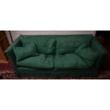AN ATTRACTIVE LARGE THREE-SEATER SETTEE