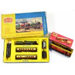 HORNBY MODEL RAILWAY, INCLUDING TWO LOCOMOTIVES, SOME BOXED