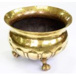 A VICTORIAN BRASS JARDINIERE, 30 X 44CM