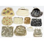 VARIOUS VINTAGE LADIES PURSES AND EVENING BAGS