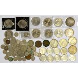 MISCELLANEOUS, MAINLY BASE METAL, ENGLISH AND FOREIGN COINS