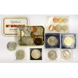 COINS. MISCELLANEOUS COMMEMORATIVE CROWNS AND OTHER COINS