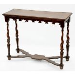 AN OAK SIDETABLE IN WILLIAM III STYLE, 64CM H, 31 X 82CM