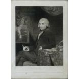 HODGES, AFTER SIR JOSHUA REYNOLDS, HENRY HOPE ESQUIRE OF AMSTERDAM, MEZZOTINT WITH MARGINS, 1788, 48