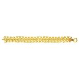 A 9CT GOLD BRACELET, 9G