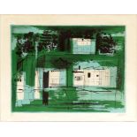 †JOHN PIPER, CH (1903-1992) CHATEAU DE TAILLEBOURG (L. 111) 1958 lithograph, signed by the artist in