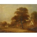 ROBERT BRADLEY (1813-1880) WILFORD NEAR NOTTINGHAM signed and dated 1850, oil on board, 22.5 x 29.