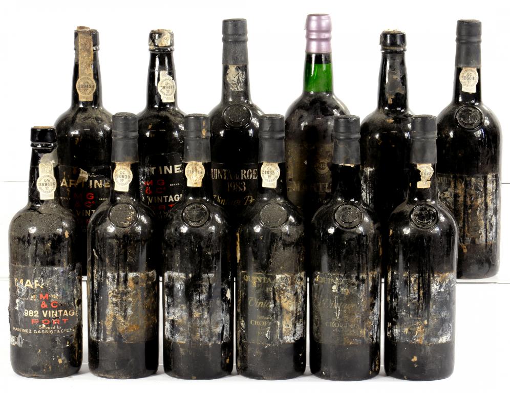 MARTINEZ 1982Vintage Port (3)QUINTA DA ROEDA 1983Vintage PortMARTINEZ 1993Finest Vintage 12 bottles