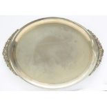 A W.M.F. EPNS OVAL TEA TRAY, 54CM W, EARLY 20TH C