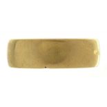 AN 18CT GOLD WEDDING RING, 6.9G