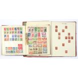 POSTAGE STAMPS. A COLLECTION OF BRITISH EMPIRE AND FOREIGN IN WELL FILLED S. G. STRAND ALBUM, MINT