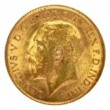 GOLD COIN. HALF SOVEREIGN 1914