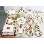 AN EXTENSIVE COLLECTION OF ROYAL ALBERT OLD COUNTRY ROSES TEA, DINNER AND ORNAMENTAL WARE, PRINTED