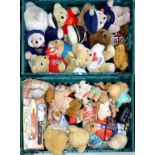 A COLLECTION OF TEDDY BEARS, VARIOUS MANUFACTURERS