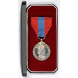 IMPERIAL SERVICE MEDAL EIIR MISS OLIVE WINIFRED BARRETT, CASE OF ISSUE