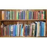 FOUR SHELVES OF BOOKS, INCLUDING FINE ART AND HISTORY, TOGETHER WITH A QUANTITY OF SHEET MUSIC