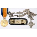WORLD WAR I VICTORY MEDAL BZ 2262 G G KING TEL RNVR AND TWO OTHER ITEMS