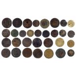 GREAT BRITAIN. TOKENS, 17TH CENTURY copper Farthings, Halfpennies, including Gloucestershire,