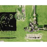 †GRAHAM SUTHERLAND (1903-1980) HANGING FORM OWL AND BAT 1955 lithograph on Arches paper, signed in
