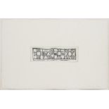 †BREON O'CASEY (1928-2011) UNTITLED etching, full sheet, signed by the artist in pencil, dated '96