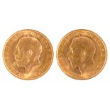 GOLD COINS. SOVEREIGN 1911 EF (2)++++