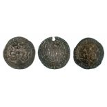 GREAT BRITAIN. HAMMERED SILVER GROATS early issues, very good-Fine (one holed) (3)++++