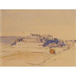 SIR DAVID YOUNG CAMERON, RA, RE, RSA (1865-1945) STIRLING CASTLE signed, watercolour, 20.5 x 29.