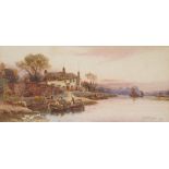 STUART LLOYD, RBA (1875-1929) THE ARUN AT FORD, WEST SUSSEX signed and dated 1909, watercolour, 29.5