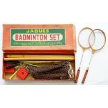 A JOHN JAQUES AND SON LIMITED BADMINTON SET, BOXED