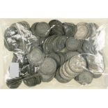 ENGLISH SILVER COINS. PERIOD 1920-46, COMPRISING SHILLINGS, FLORINS AND HALFCROWNS, £11. 1S. 6D.