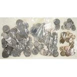 ENGLISH SILVER COINS. PERIOD 1920-46, MAINLY FLORINS AND SHILLINGS, £6. 4S. 0D FACE AND