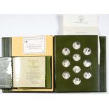 THE MEDALLIC HISTORY OF LONDON. A SET OF FIFTY ELIZABETH II PROOF SILVER COMMEMORATIVE MEDALS, 4CM