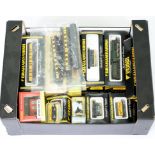 A QUANTITY OF MINT AND BOXED GRAHAM FARISH N SCALE MODEL STEAM LOCOMOTIVES, ROLLING STOCK AND