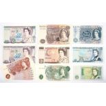 ENGLISH PAPER MONEY. BANK OF ENGLAND, FFORDE 20 (AO3) AND 75 FACE), EF OR UNC